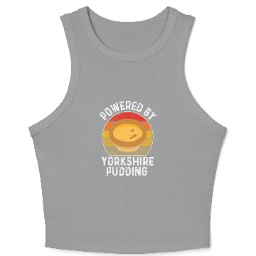 Discover Powered By Yorkshire Pudding Crop Tank Top