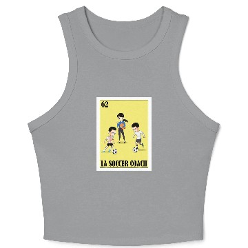Discover Funny Mexican Design for Trainers La Soccer Coach Crop Tank Top
