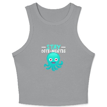 Discover Octopus Pet Stay Octimistic Crop Tank Top