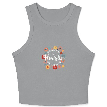 Discover Womens Florist 2Please do not disturb you Crop Tank Top