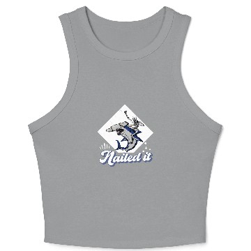 Discover Shark Pet Nailed It Hammerhead Shark 1 Crop Tank Top