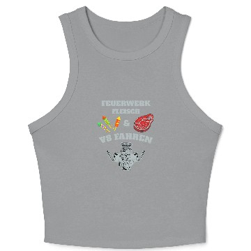 Discover Fireworks meat eightcylinder driver Crop Tank Top