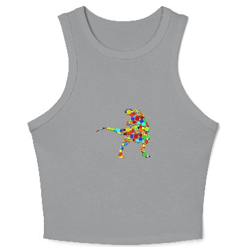 Discover Dinosaur Pet Polka Dot Pattern Happy Dot Day Lover Crop Tank Top