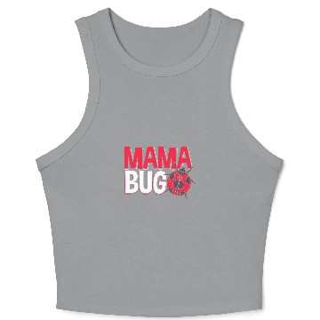 Discover Ladybug Entomologist Ladybirds Entomology Mama Bug Crop Tank Top