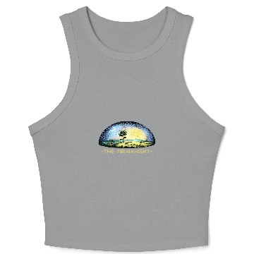 Discover Flat earth model with dome 2Firmament flat earth Crop Tank Top