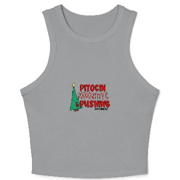 Discover nurses Job Pitocin Peppermint and Pushing Christmas LD nurses Crop Tank Top
