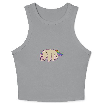 Discover Unicorn Pet Tardigrade Unicorn Microbiologist Crop Tank Top