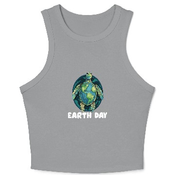 Discover Turtle Pet Earth Day Everyday Sea Turtle Environment Save Earth 03 Crop Tank Top