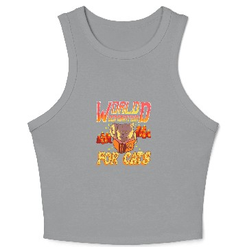 Discover Book Fun Funny Cat Witchcraft Cat Lovers Pentagram Cat Crop Tank Top
