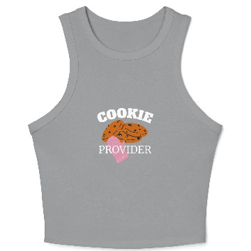 Discover Cookie Provider Funny Baking Lover Baker Mom Crop Tank Top