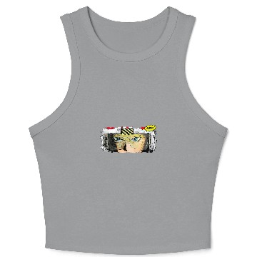 Discover Book Fun Star Wars Rebel Pilot Luke Skywalker Comic Crop Tank Top