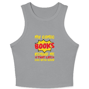 Discover Book Fun Comic Book Collecting Essentials Comics Collector Comics Crop Tank Top