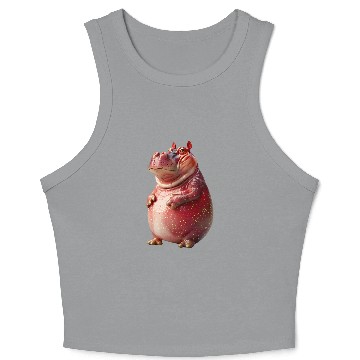 Discover Hippo Pet Fig Crop Tank Top