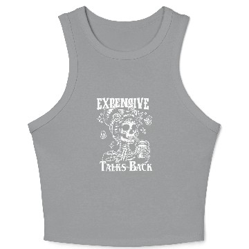 Discover Coffee Fun Expensive Difficult And Talks Back Skeletons Coffee Crop Tank Top