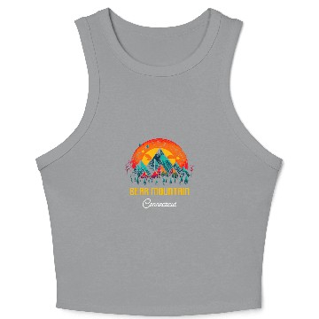 Discover Bear Pet Bear Mountain Connecticut Crop Tank Top