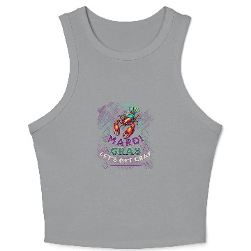 Discover Funny Lets Get Cray New Orleans Crawfish Crop Tank Top