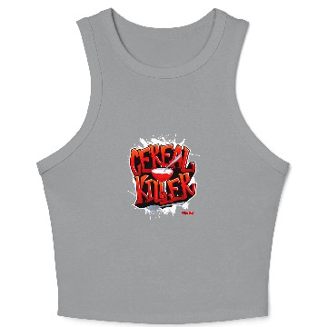 Discover Flite Boi Funny Cereal Destroyer Graffiti Graphic Crop Tank Top