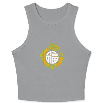 Discover Dragon Pet NewYear Chinese Dragon Emblem Crop Tank Top