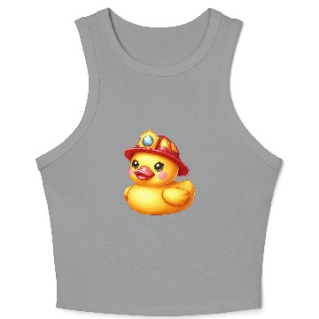 Discover Duck Pet Ducklings Bath Duck Quacking 05 Crop Tank Top
