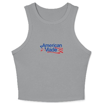 Discover Hulk Hogan style "American Made" Crop Tank Top