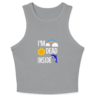 Discover Depression Awareness Im Deads Inside Crop Tank Top