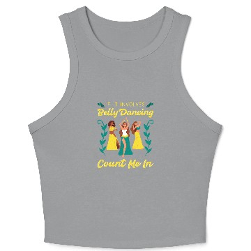 Discover Belly Dancing Instructor Oriental Dance Eastern Torso Dancer Crop Tank Top
