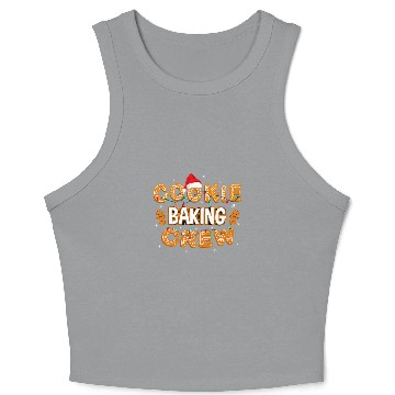 Discover Christmas Cookie Baking Crew Gingerbread Crop Tank Top