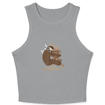 Discover Coffee Fun But First Coffee 8 Crop Tank Top