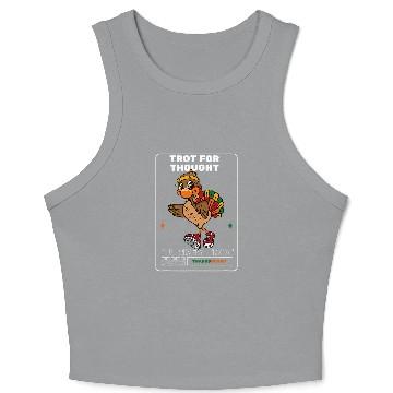 Discover Turkey Trot Thanksgiving Marathon Running Crop Tank Top