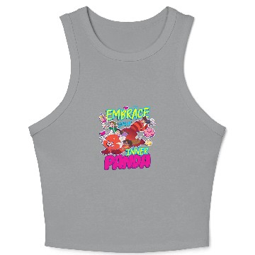 Discover Panda Pet Turning Red Embrace Your Inner Panda 1 Crop Tank Top