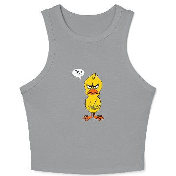 Discover Duck Pet No Duck with clear statement statement Crop Tank Top