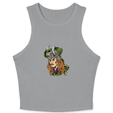 Discover Viking Nordic Snake Loki Crop Tank Top