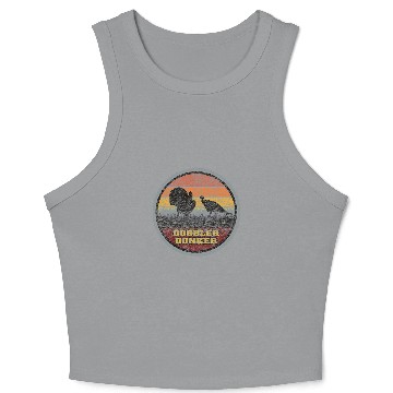 Discover Gobbler Gonker 2Funny Turkey Hunting Crop Tank Top