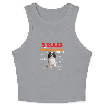 Discover 5 Rules For Cavalier King Charles Spaniel Owners Crop Tank Top