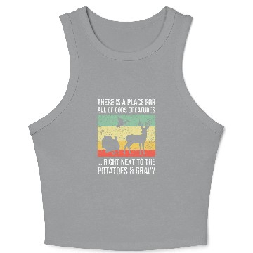 Discover Turkey Hunting I Funny Turkey Hunter Crop Tank Top