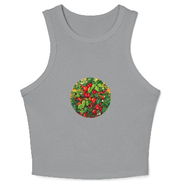Discover Pepper Pepper Vegetable Vegetarian Garden Crop Tank Top