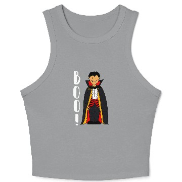 Discover Boo Vampire Halloween cute Crop Tank Top