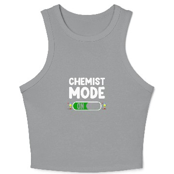 Discover Chemist Mode On Funny Particles Physics Theoretical Formula Crop Tank Top