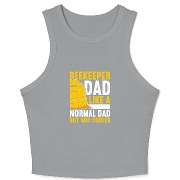 Discover Beekeeper Dad Bees Honey Beekeeping Crop Tank Top