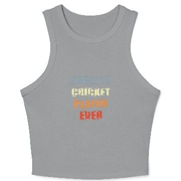 Discover Funny Cricket Player Gentlemans Game Crop Tank Top
