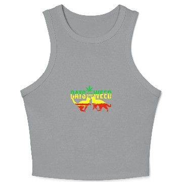 Discover Pirate Cat 21 Crop Tank Top