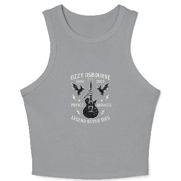 Discover Ozzy Osbourne Tribute Crop Tank Top