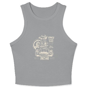 Discover Carroll Shelby Race Legend Crop Tank Top