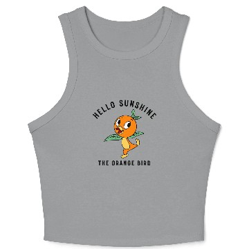 Discover The Orange Bird Crop Tank Top, Orange Bird Florida Oranges, Epcot Crop Tank Top