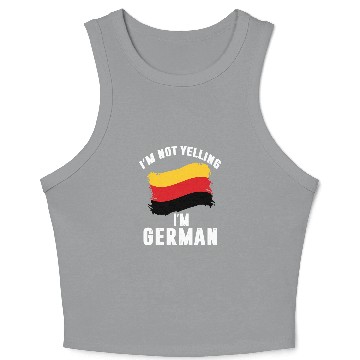 Discover i'm not yelling i'm german germany 3D Crop Tank Top