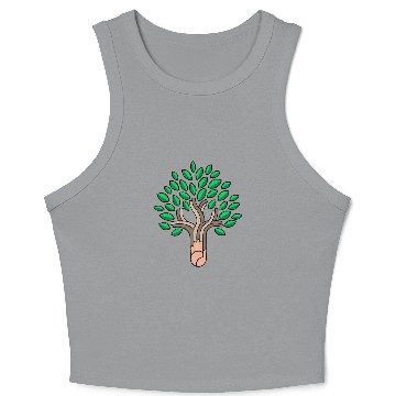 Discover Great Artwork Illustration Creative Style Impressionism Art Crop Tank Top