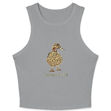 Discover Georgetown DE Native American Mallard Duck Birdwatching Crop Tank Top