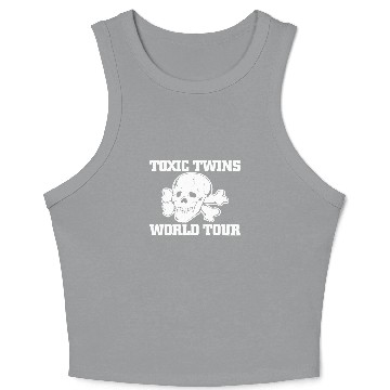 Discover Toxic Twins World Tour Essential Crop Tank Top
