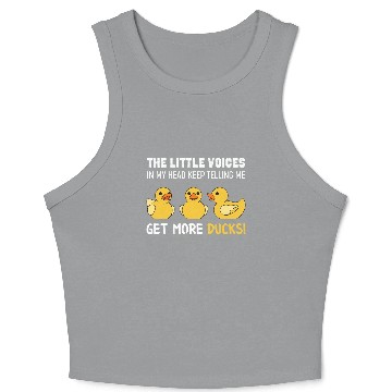 Discover Rubber Duckie Rubber Duck Crop Tank Top