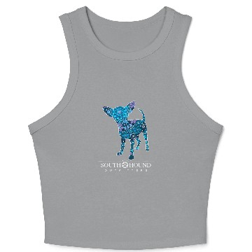 Discover Chihuahua Dog Bohemian Snowflake Pattern Crop Tank Top